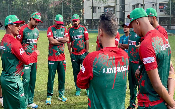 মিরপুরে রংপুর রাইডার্সের অনুশীলন, কোচের ভূমিকায় আশরাফুল