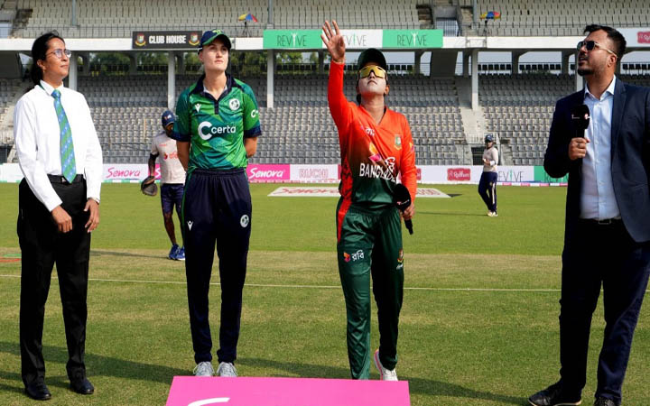 শেষ ম্যাচে টসে হেরে ব্যাটিংয়ে বাংলাদেশ