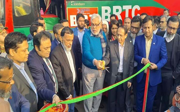 গুলিস্তান-গাজীপুর রুটে বিআরটিসির এসি বাস চালু