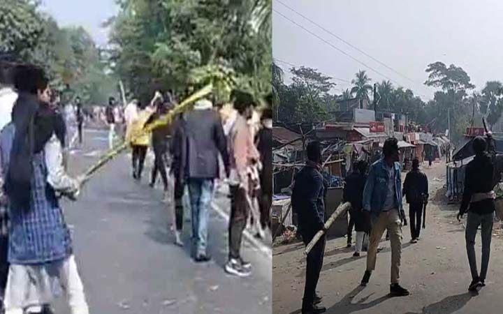 ‘মার্চ ফর ইউনিটি’র গাড়িবহরে হামলা, রণক্ষেত্র বাগেরহাট