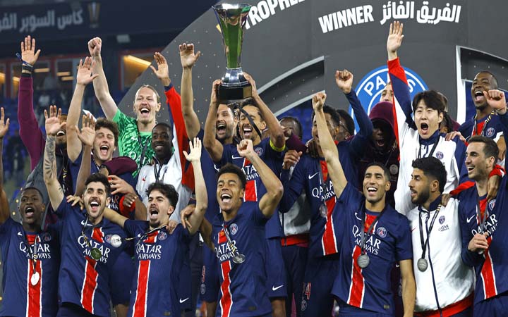 শেষ মুহূর্তের রোমাঞ্চে হ্যাটট্রিক শিরোপা জয় পিএসজির