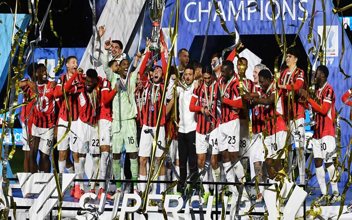 প্রত্যাবর্তনের গল্প লিখে অষ্টম শিরোপা জয় এসি মিলানের