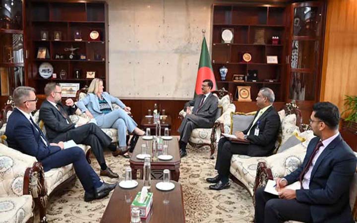 লালদিয়া টার্মিনাল প্রকল্পে চুক্তির জন্য ডেনমার্ককে উপদেষ্টার ধন্যবাদ