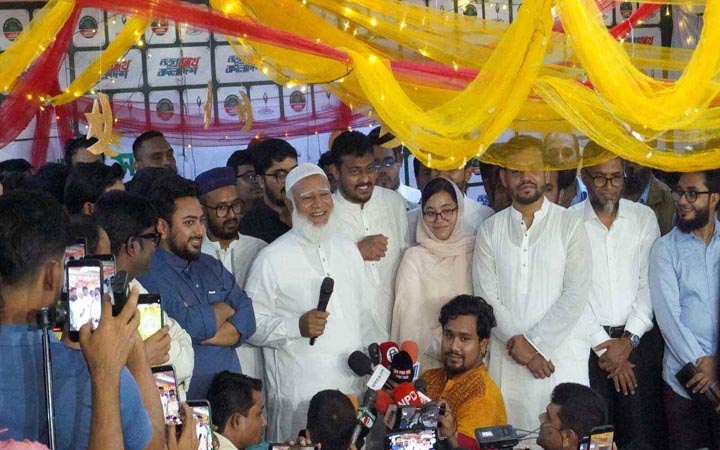 এনসিপির কার্যালয় পরিদর্শনে বিরোধীদলীয় নেতা