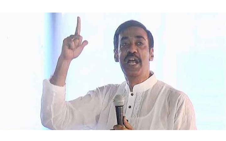 যারা লন্ডনে বসে কথা বলছে, সাহস থাকলে দেশে আসুক : শামীম ওসমান