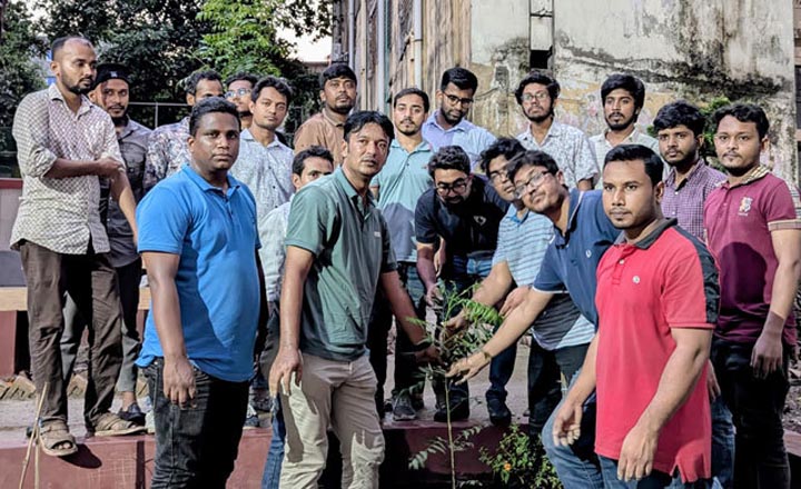 জগন্নাথ বিশ্ববিদ্যালয় ছাত্রদলের বৃক্ষরোপণ কর্মসূচি