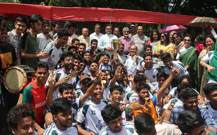 জাবির আন্তঃবিভাগ ফুটবল প্রতিযোগিতায় চ্যাম্পিয়ন বাংলা বিভাগ