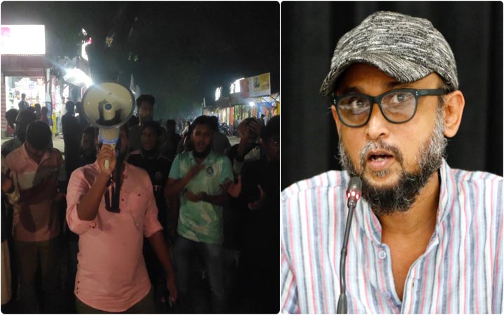 উপদেষ্টা ফারুকীর অপসারণ দাবিতে জাহাঙ্গীরনগরে বিক্ষোভ