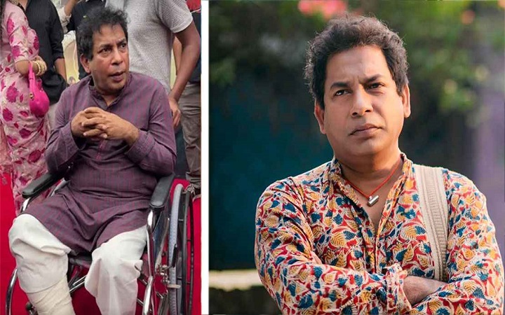 হুইল চেয়ারে মোশাররফ করিম, কী হয়েছে অভিনেতার?
