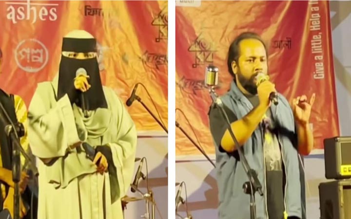 জকসুতে আচরণবিধি লঙ্ঘন করে কনসার্টে ছাত্রদলের জিএস প্রার্থী