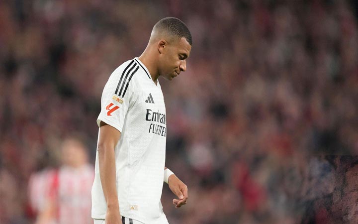 এমবাপের পেনাল্টি মিসে ফের রিয়াল মাদ্রিদের হার