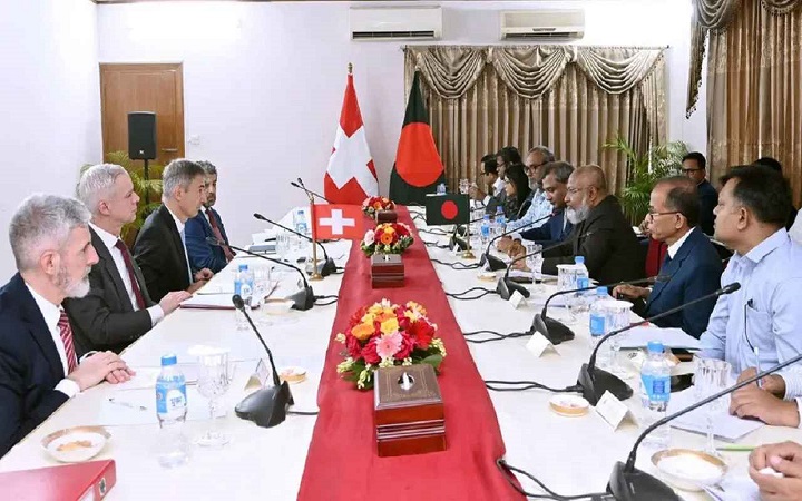 বাণিজ্য ও বিনিয়োগ সহযোগিতা বাড়াতে সম্মত বাংলাদেশ-সুইজারল্যান্ড