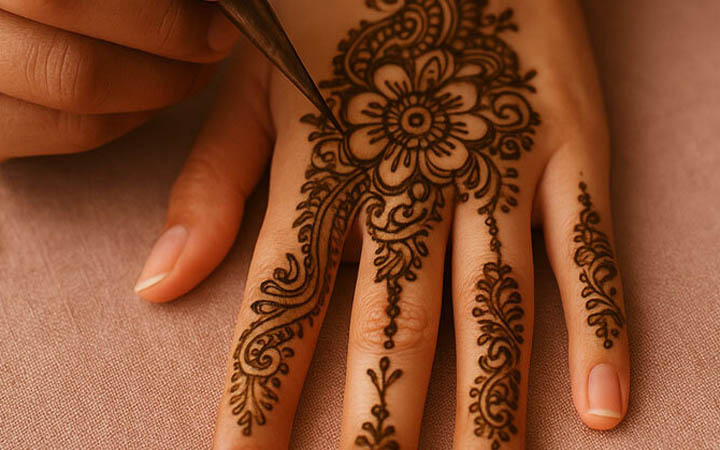 জবিতে ছাত্রীসংস্থার উদ্যোগে প্রথমবারের মতো ‘মেহেদী উৎসব’