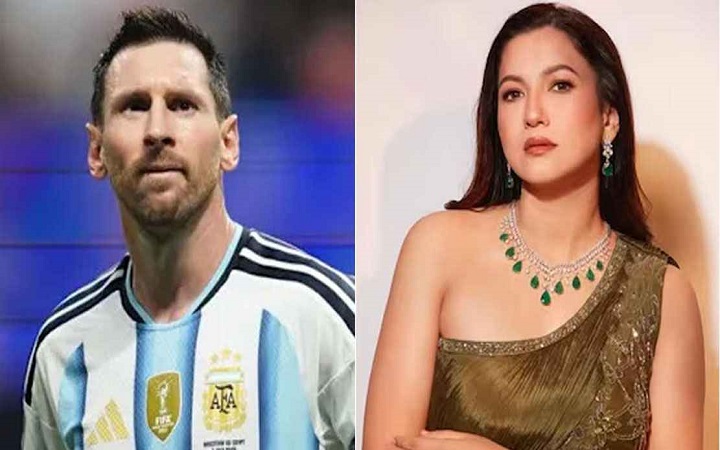 মেসিকে ‘লুজার’ বললেন বলিউড অভিনেত্রী গওহর খান