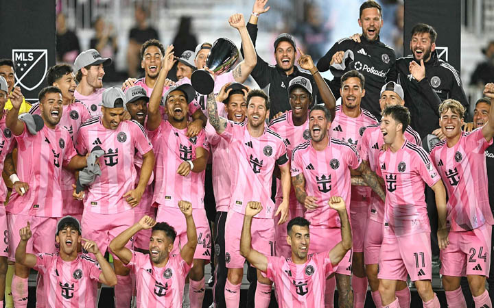 ট্রফি জিতে আরেকটির অপেক্ষায় মেসির মায়ামি