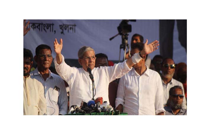 সরকার অর্থনীতিকে ধ্বংস করে দিয়েছে : মির্জা ফখরুল