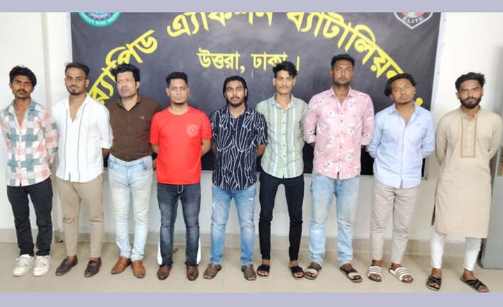 উত্তরায় ‘মব’ সৃষ্টি করে ‘হোটেল মিলিনা’ দখলের চেষ্টা, আটক ৯