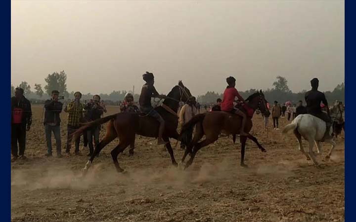 মধুপুরে গ্রামবাংলার ঐতিহ্যবাহী ঘোড়দৌড় প্রতিযোগিতা অনুষ্ঠিত