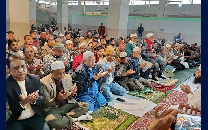 বগুড়ায় শহীদ জিয়াউর রহমানের জন্মবার্ষিকী উপলক্ষে দোয়া মাহফিল