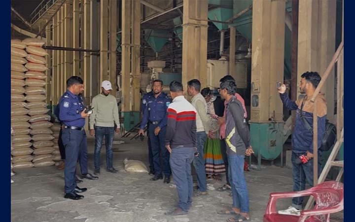 নৈশপ্রহরীকে বেঁধে রাইস মিলে ডাকাতি, ৬৩৩ বস্তা লুট