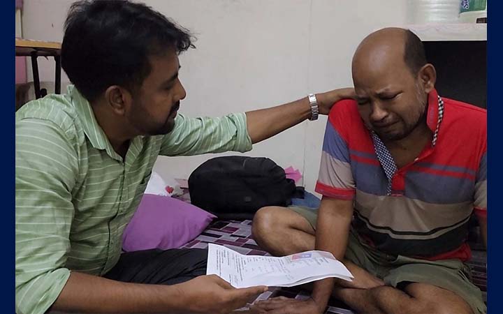 দেশে ফিরতে চায় মালয়েশিয়া প্রবাসী অসুস্থ সালাউদ্দিন