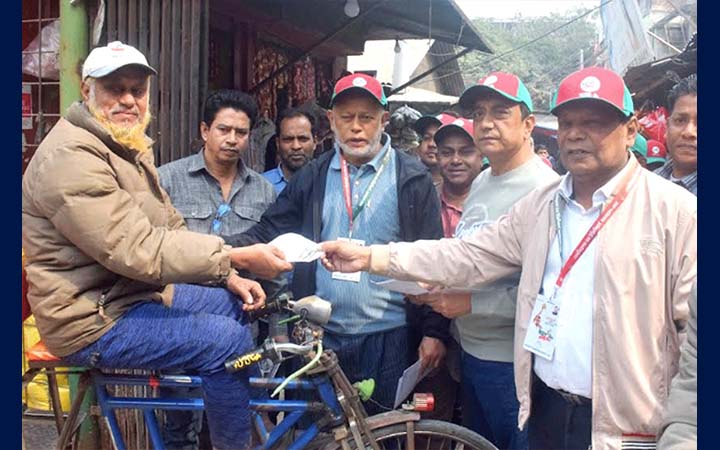 বগুড়া-৬: তারেক রহমানের পক্ষে এ্যাবের গণসংযোগ
