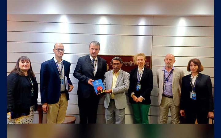 আলী রীয়াজের সঙ্গে ইইউ নির্বাচন পর্যবেক্ষণ দলের বৈঠক