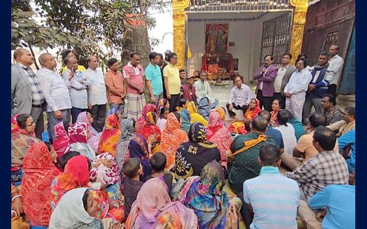 আমান উল্লাহ আমানের বিজয়ে কেরানীগঞ্জে হিন্দু সম্প্রদায়ের প্রার্থনা