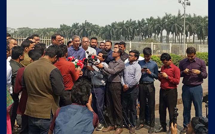 শপথ অনুষ্ঠানে তিন স্তরের নিরাপত্তা