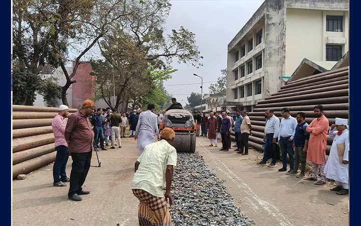 বাখরাবাদ গ্যাসের অবৈধ সংযোগের রেগুলেটর ধ্বংস