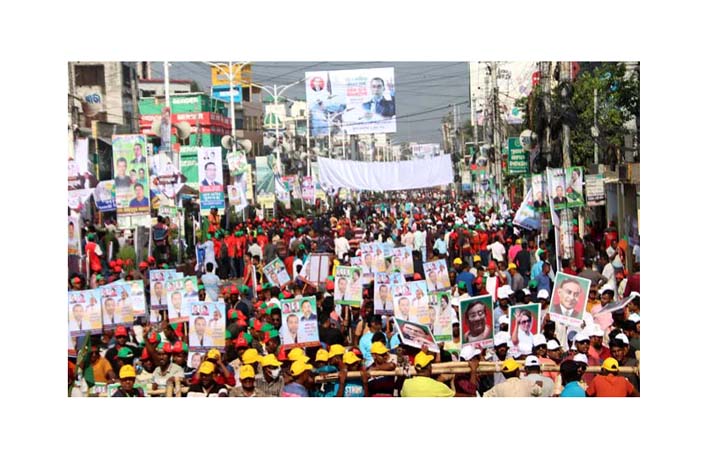 খুলনায় বিএনপির সমাবেশ শুরু