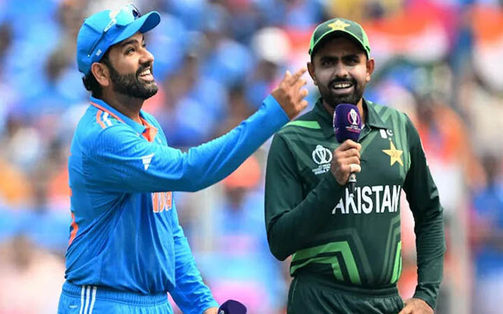ভারতের বিপক্ষে টস জিতে ব্যাটিংয়ে পাকিস্তান