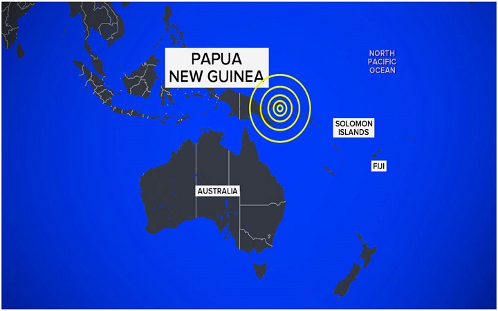 ৬.৪ মাত্রার শক্তিশালী ভূমিকম্পে কাঁপল পাপুয়া নিউ গিনি