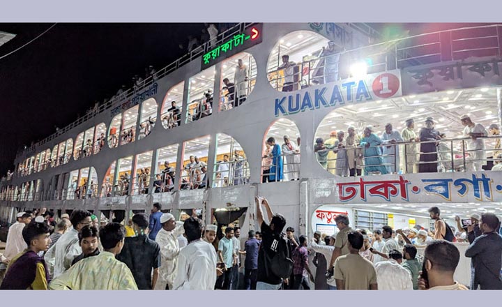 পটুয়াখালী থেকে তিন লঞ্চে সমাবেশে জামায়াতের ১৫ হাজার নেতাকর্মী