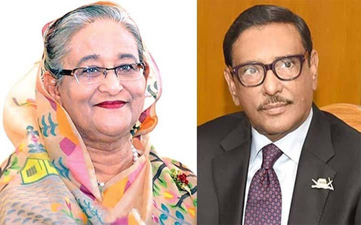 শেখ হাসিনা সভাপতি ও কাদের সাধারণ সম্পাদক পুনঃনির্বাচিত