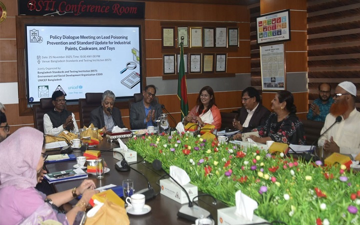 রঙ, খেলনা ও বাসনপত্রে সিসা নিয়ন্ত্রণে কঠোর মানদণ্ডের তাগিদ