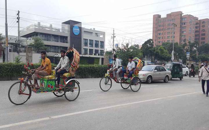শনিবার থেকে গুলশানে ব্যাটারিচালিত রিকশা চলাচল বন্ধ