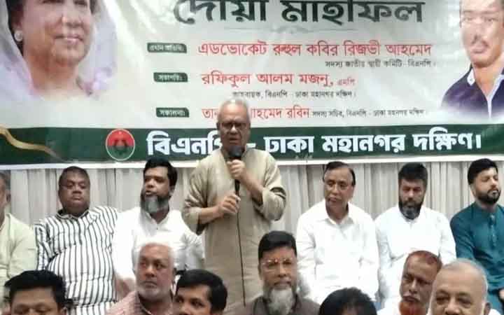 খালেদা জিয়ার দেখানো পথেই বিএনপির পথচলা: রিজভী