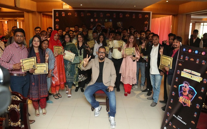 কনটেন্ট ক্রিয়েটরদের নিয়ে রবিন রাফানের প্রশিক্ষণ কর্মশালা
