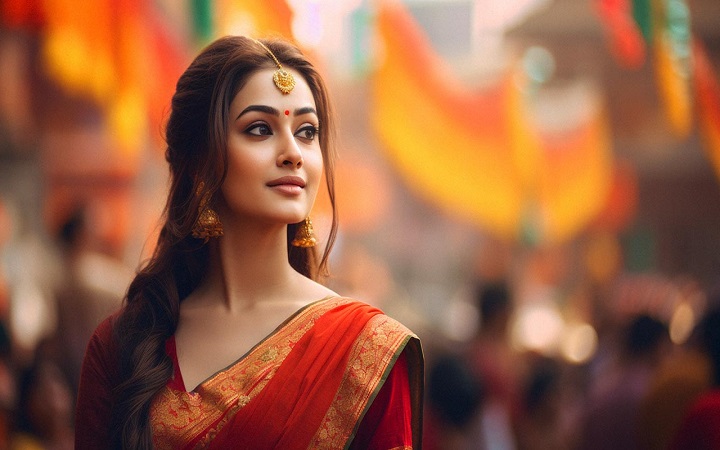 পূজার সাজে ভিন্নতা