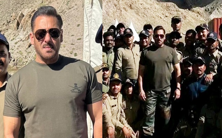 লাদাখে ‘সেনা’ হয়ে ধরা দিলেন সালমান খান!