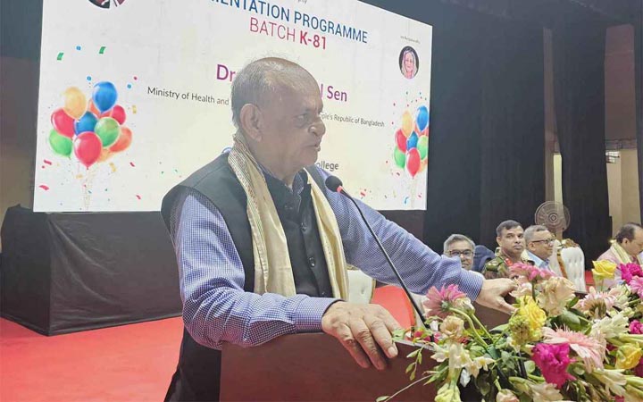 চিকিৎসকদের অ্যাপ্রনের মর্যাদা ধরে রাখতে হবে: স্বাস্থ্যমন্ত্রী