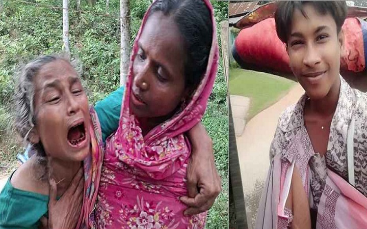 ঘরের ভিটার জন্য মাটি কাটতে গিয়ে পাহাড়ধসে কিশোরের মৃত্যু