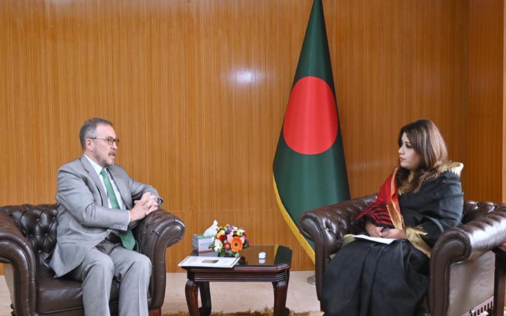পররাষ্ট্র প্রতিমন্ত্রীর সঙ্গে রুশ রাষ্ট্রদূতের সৌজন্য সাক্ষাৎ