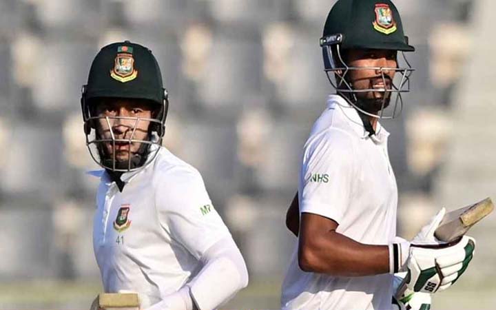 শান্ত-মুশফিকের ফিফটি