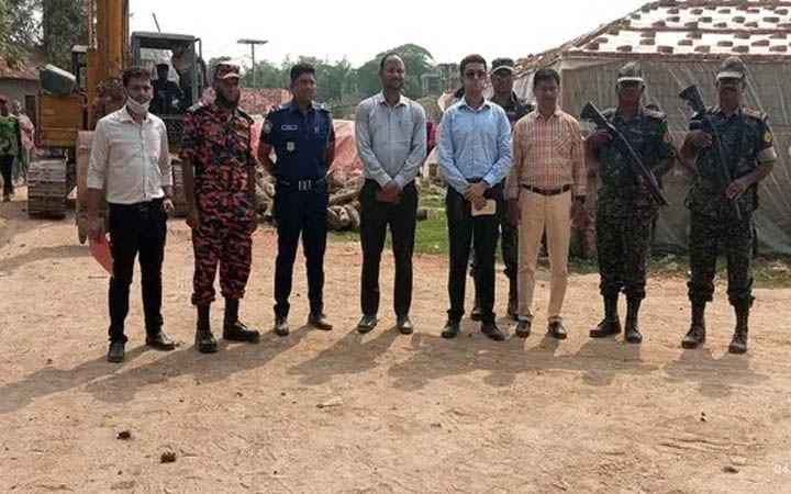 শরীয়তপুরে অবৈধ ইটভাটায় অভিযান, লাখ টাকা জরিমানা