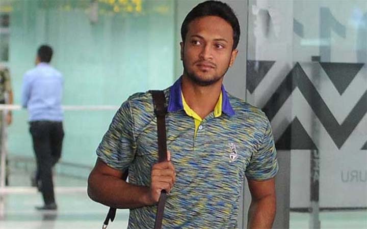 যুক্তরাষ্ট্রে পাড়ি জমাচ্ছেন সাকিব