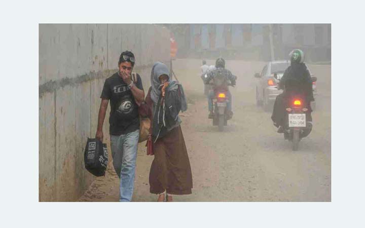 এখনো ‘অস্বাস্থ্যকর’ ঢাকার বাতাস