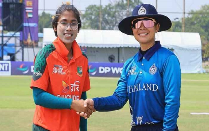 থাইল্যান্ডকে হারিয়ে সেমিফাইনালের পথে বাংলাদেশ