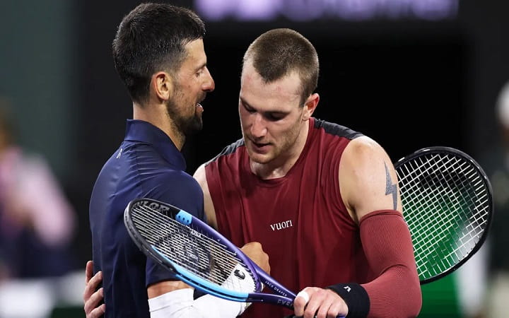 ড্রাপারের কাছে হেরে জোকোভিচের বিদায়